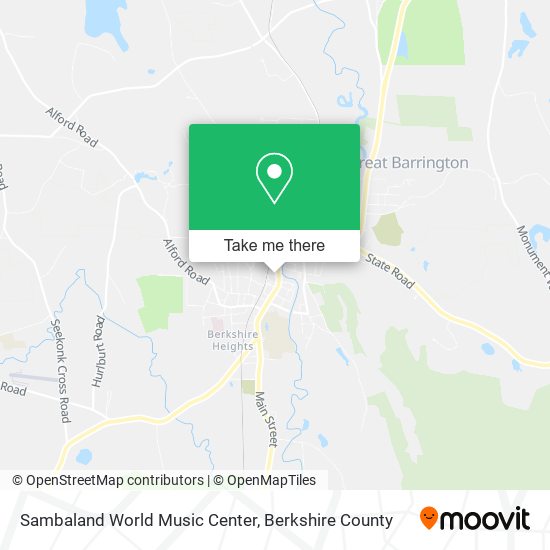 Mapa de Sambaland World Music Center