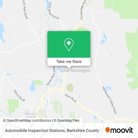 Automobile Inspection Stations map