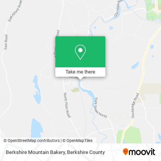 Berkshire Mountain Bakery map