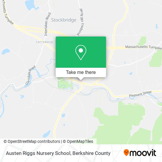 Austen Riggs Nursery School map