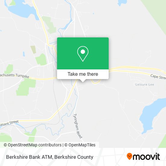 Berkshire Bank ATM map