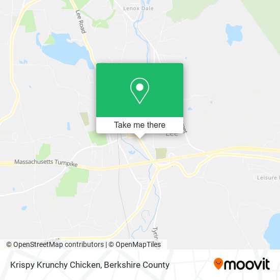 Krispy Krunchy Chicken map