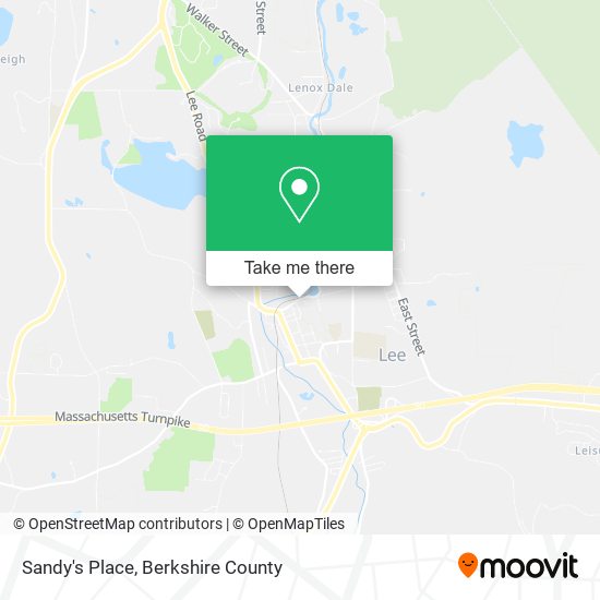 Sandy's Place map