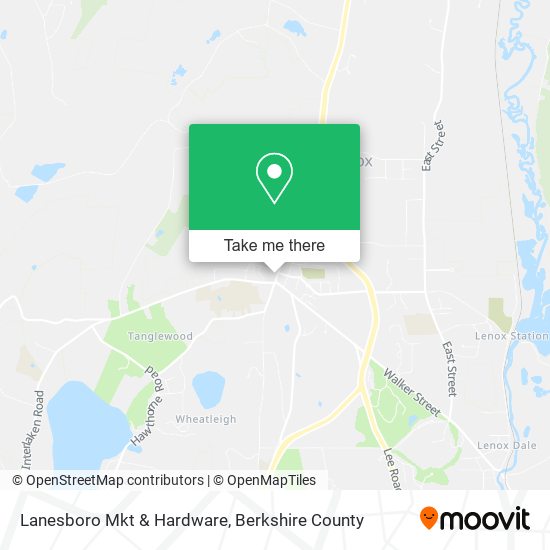 Lanesboro Mkt & Hardware map