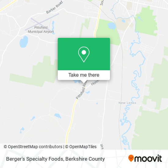 Berger's Specialty Foods map