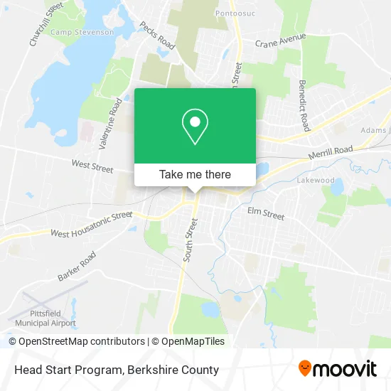 Head Start Program map