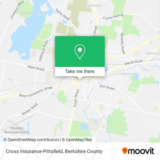 Cross Insurance-Pittsfield map