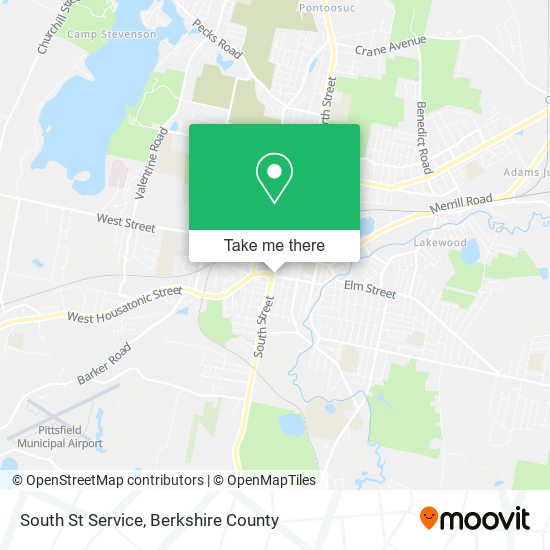 South St Service map