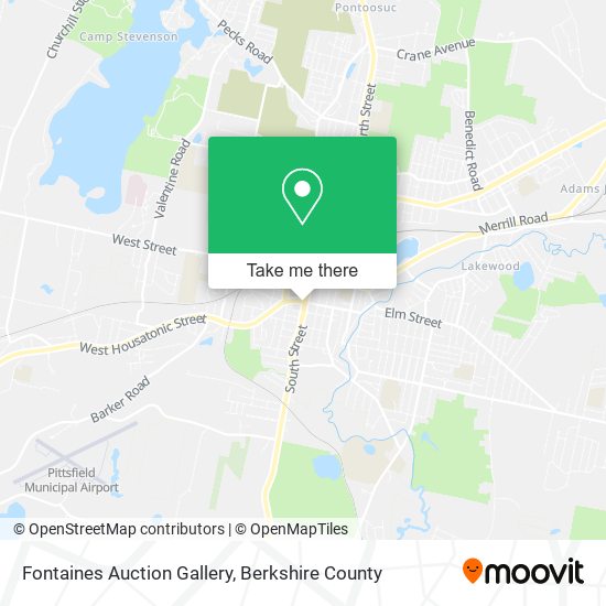 Fontaines Auction Gallery map