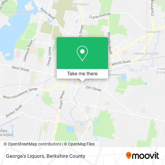 George's Liquors map