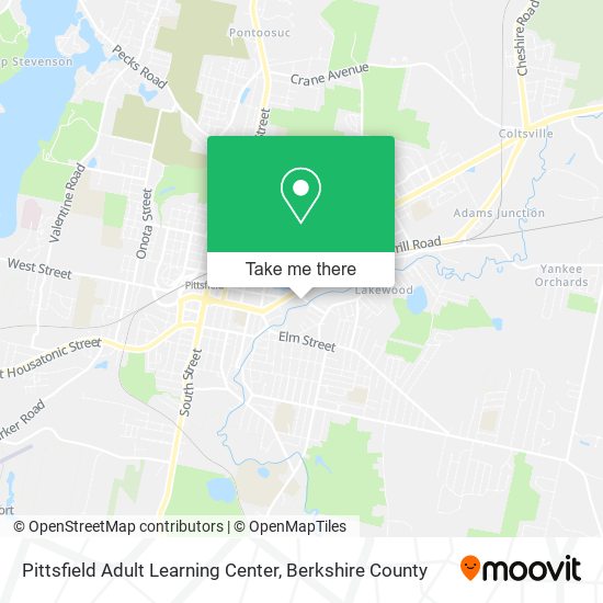 Pittsfield Adult Learning Center map