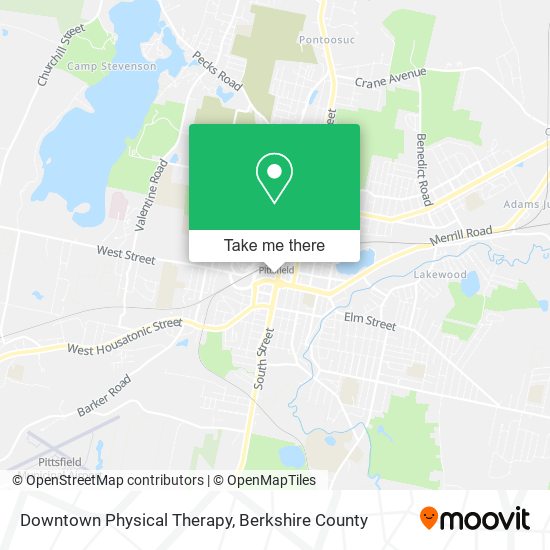 Downtown Physical Therapy map