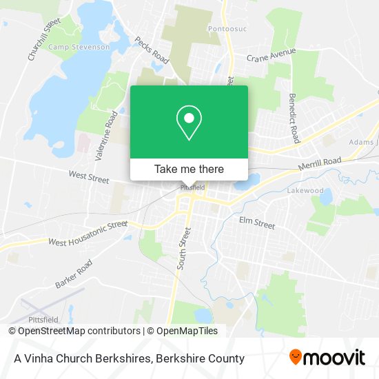 A Vinha Church Berkshires map