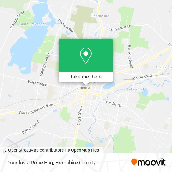 Douglas J Rose Esq map