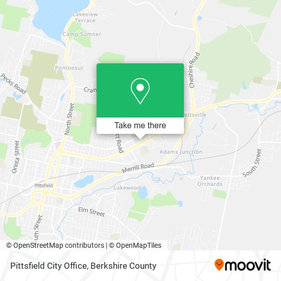 Pittsfield City Office map