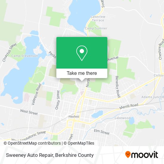 Sweeney Auto Repair map