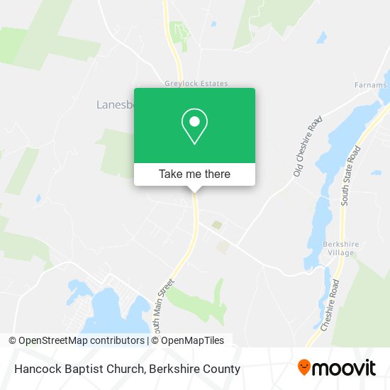 Mapa de Hancock Baptist Church