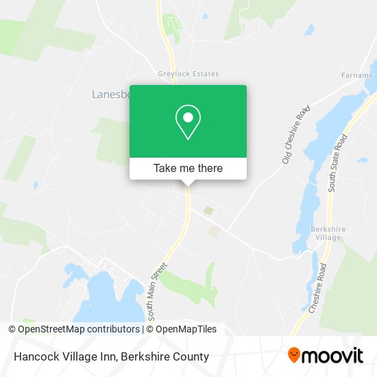 Hancock Village Inn map