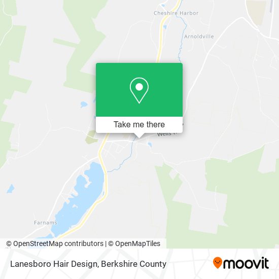 Lanesboro Hair Design map