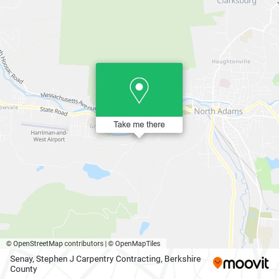 Senay, Stephen J Carpentry Contracting map
