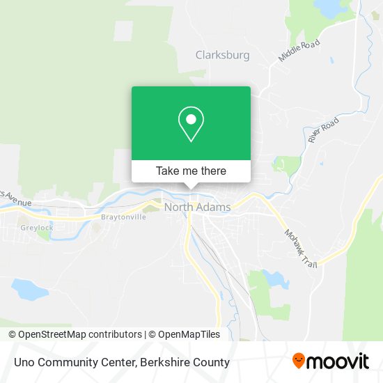 Uno Community Center map
