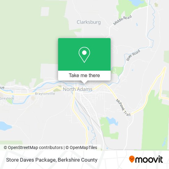 Store Daves Package map