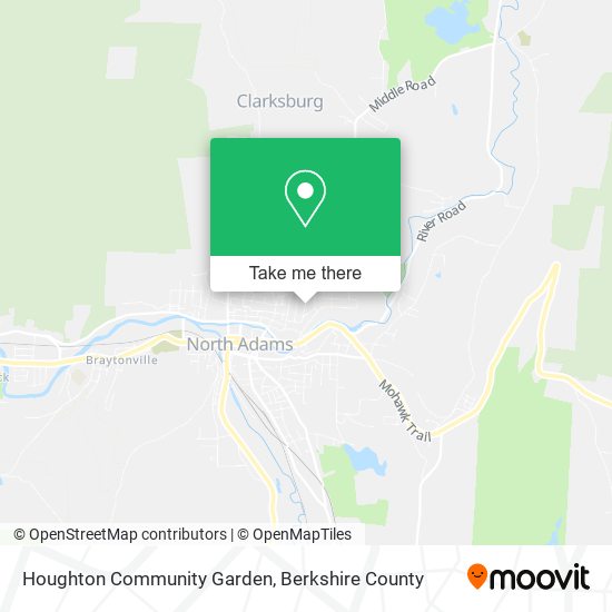 Houghton Community Garden map