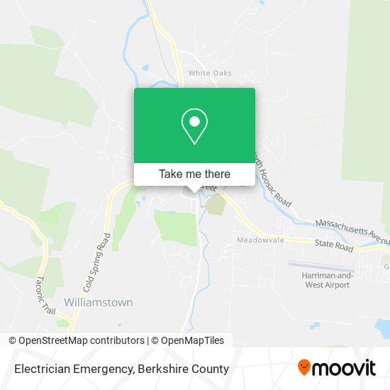 Electrician Emergency map