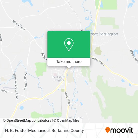 Mapa de H. B. Foster Mechanical