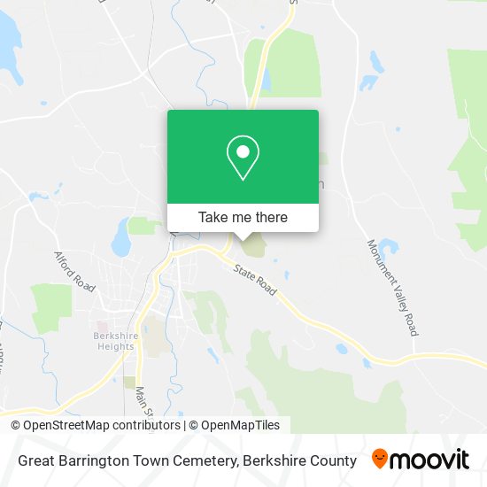 Mapa de Great Barrington Town Cemetery
