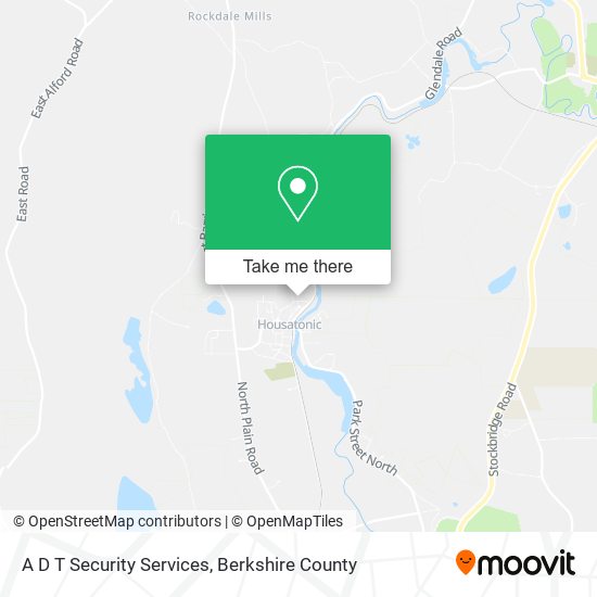 A D T Security Services map
