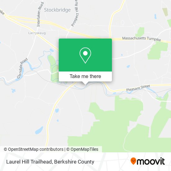Laurel Hill Trailhead map