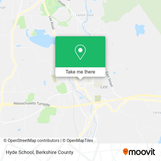 Mapa de Hyde School