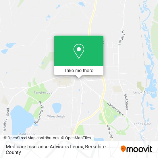 Medicare Insurance Advisors Lenox map