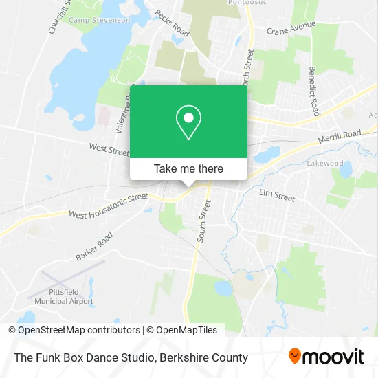 The Funk Box Dance Studio map