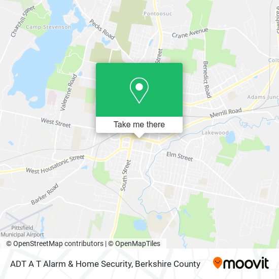 Mapa de ADT A T Alarm & Home Security