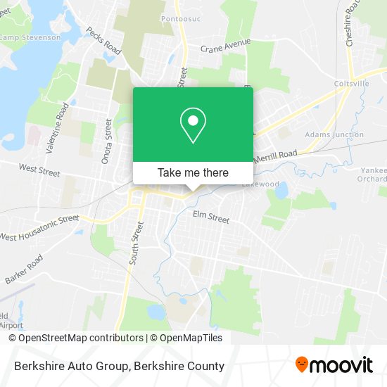 Berkshire Auto Group map