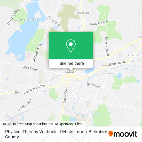 Mapa de Physical Therapy Vestibular Rehabilitation