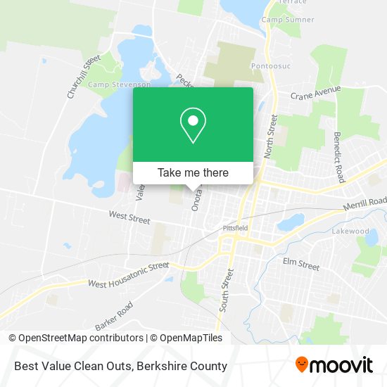Mapa de Best Value Clean Outs