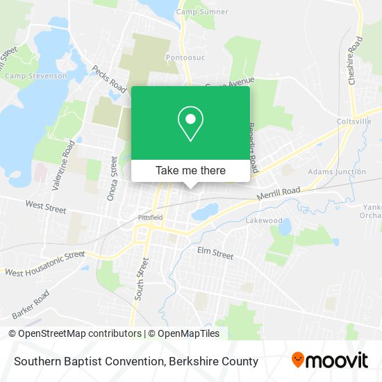 Mapa de Southern Baptist Convention