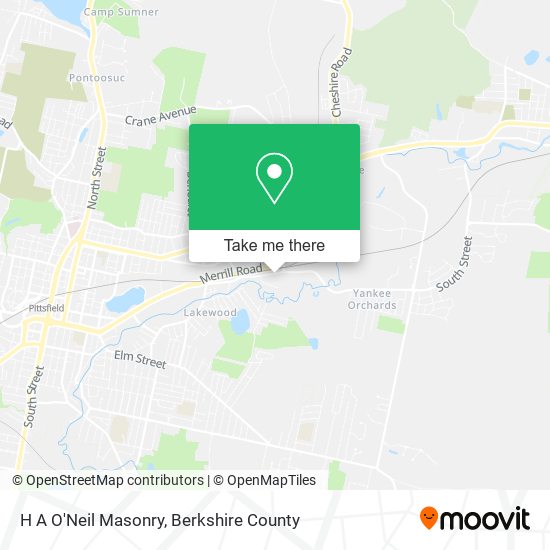 H A O'Neil Masonry map