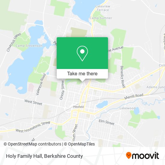 Mapa de Holy Family Hall