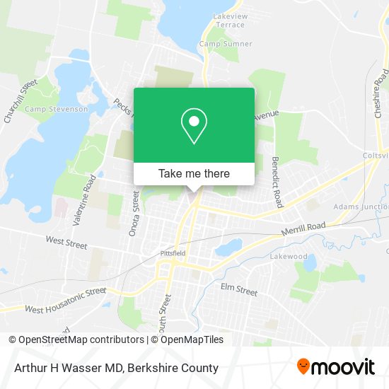 Arthur H Wasser MD map