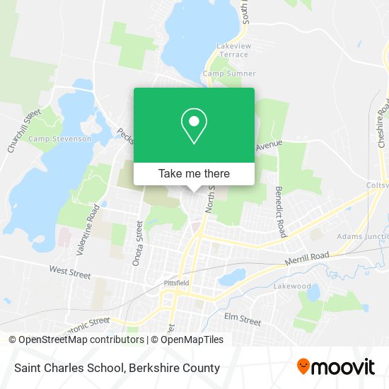 Saint Charles School map