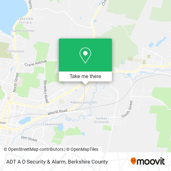 Mapa de ADT A D Security & Alarm