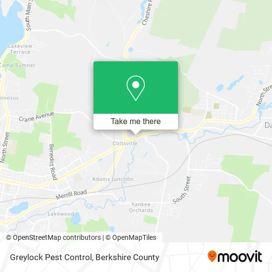 Mapa de Greylock Pest Control