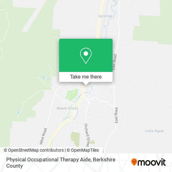 Physical Occupational Therapy Aide map