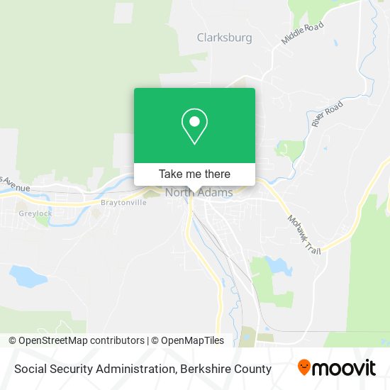 Social Security Administration map