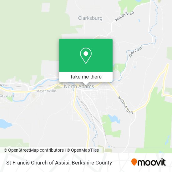 St Francis Church of Assisi map