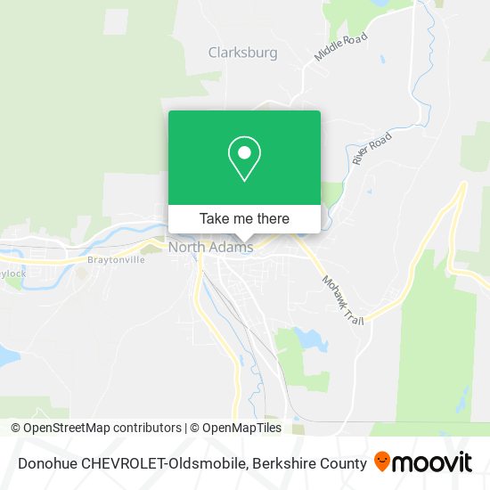 Donohue CHEVROLET-Oldsmobile map